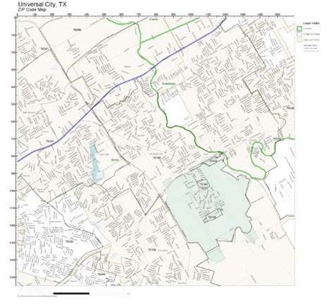 Universal City Tx Zip Code Information And Map