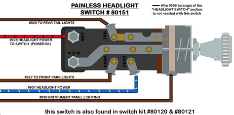 Universal Headlight Switch Wiring Diagram Explained