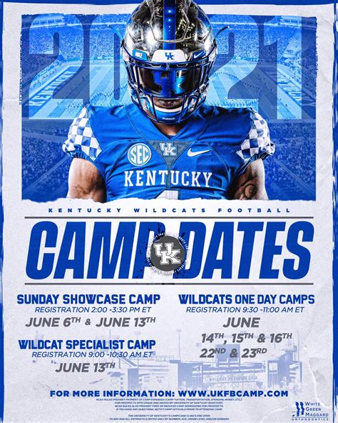 University Of Kentucky Football Camps 2024 Registration Guide