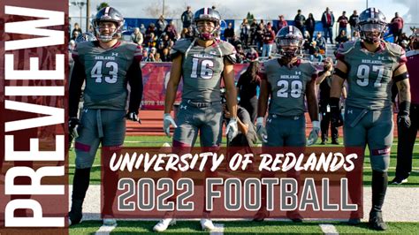 University Of Redlands Football Schedule