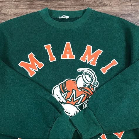 Vintage University Of Miami Sweatshirt Collectors Guide