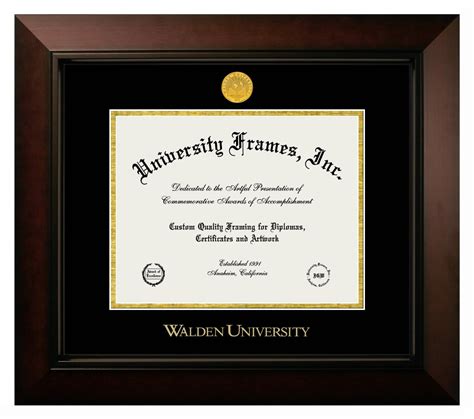 Walden University Diploma Frame Display Options And Ideas