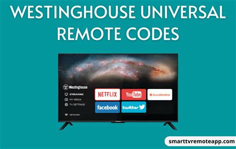 Westinghouse Universal Remote Tv Codes And Programming Guide